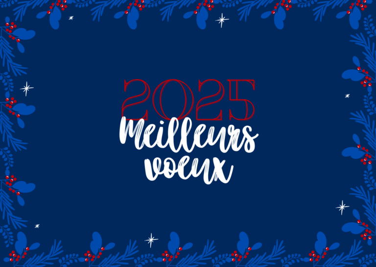 Nos meilleurs voeux 2025!